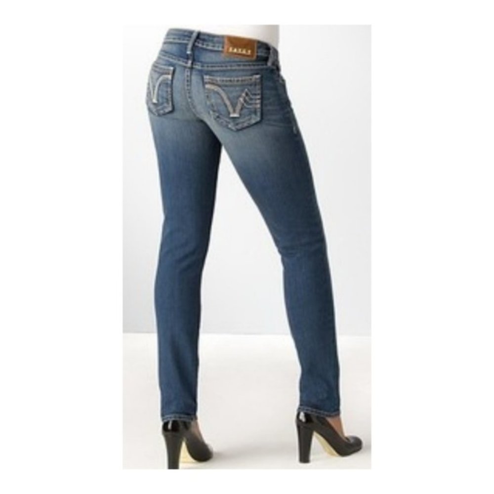 PRVCY Santa Monica Low Rise Dark Wash Bootcut Jeans Size 26